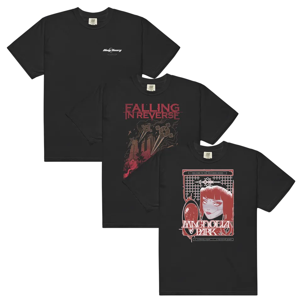 sleep-theory-falling-in-reverse-magnolia-park-t-shirt-bundle-schwarz image 1