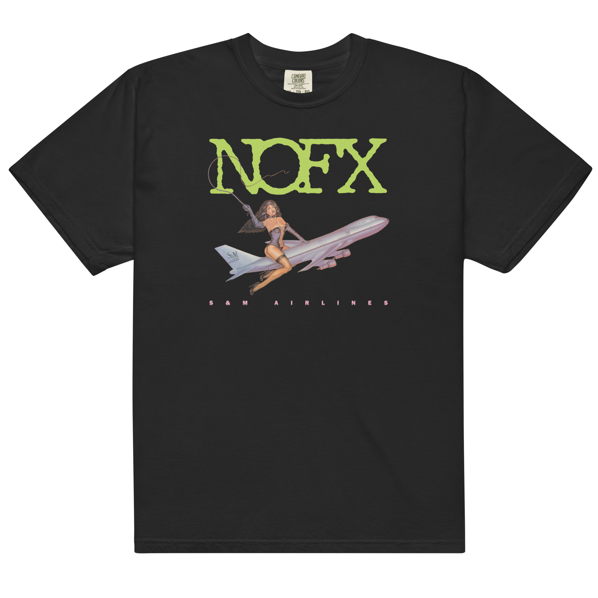 nofx-s-m-airlines-t-shirt-schwarz-aus-baumwolle image 1
