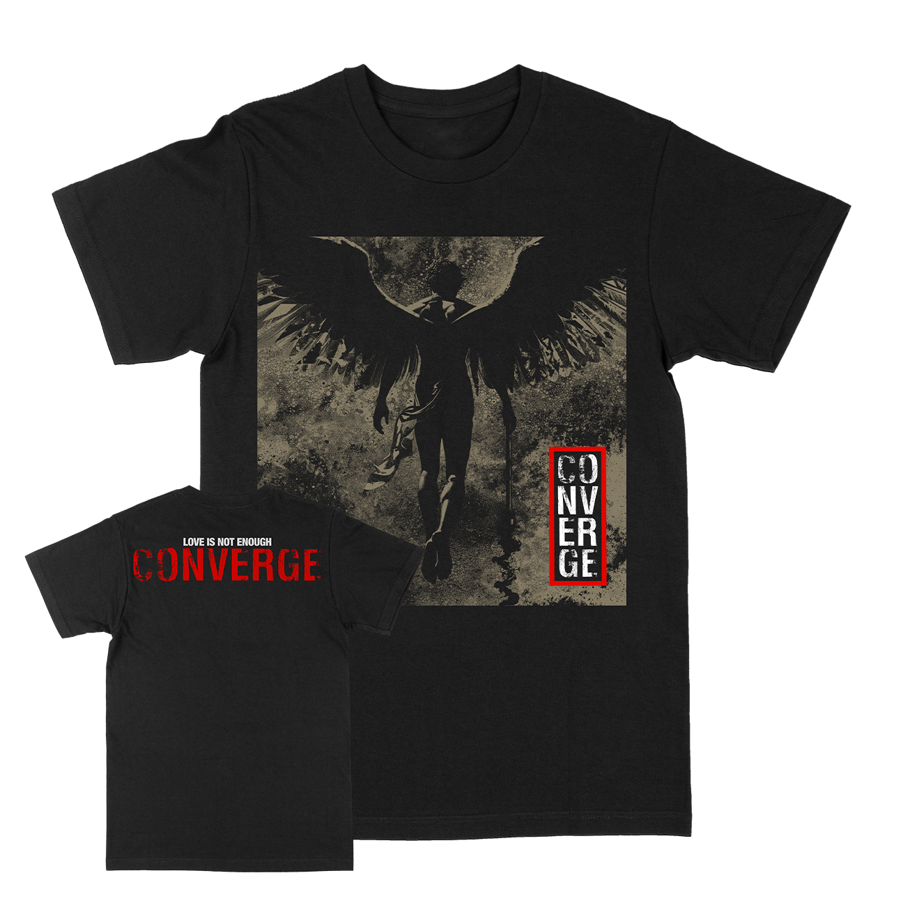 converge-love-is-not-enough-t-shirt-schwarz-baumwolle image 1