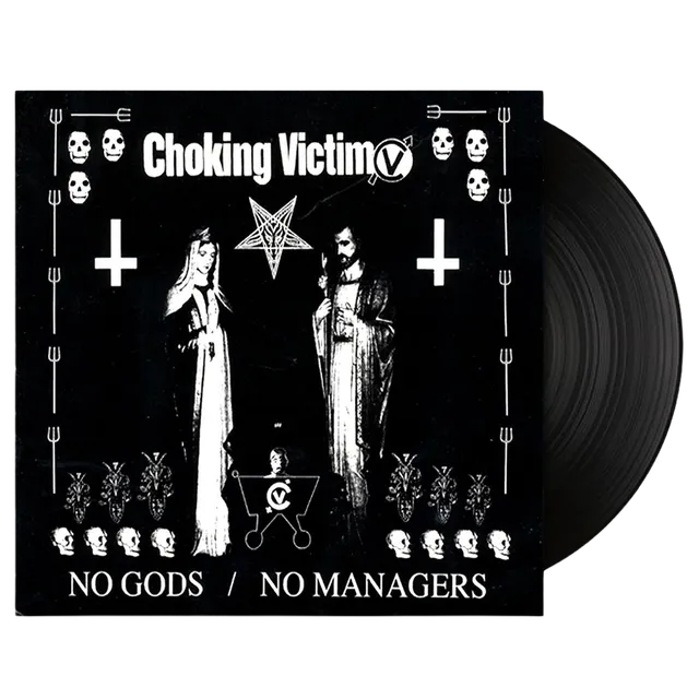 choking-victim-no-gods-no-managers-vinyl-schwarz image 1