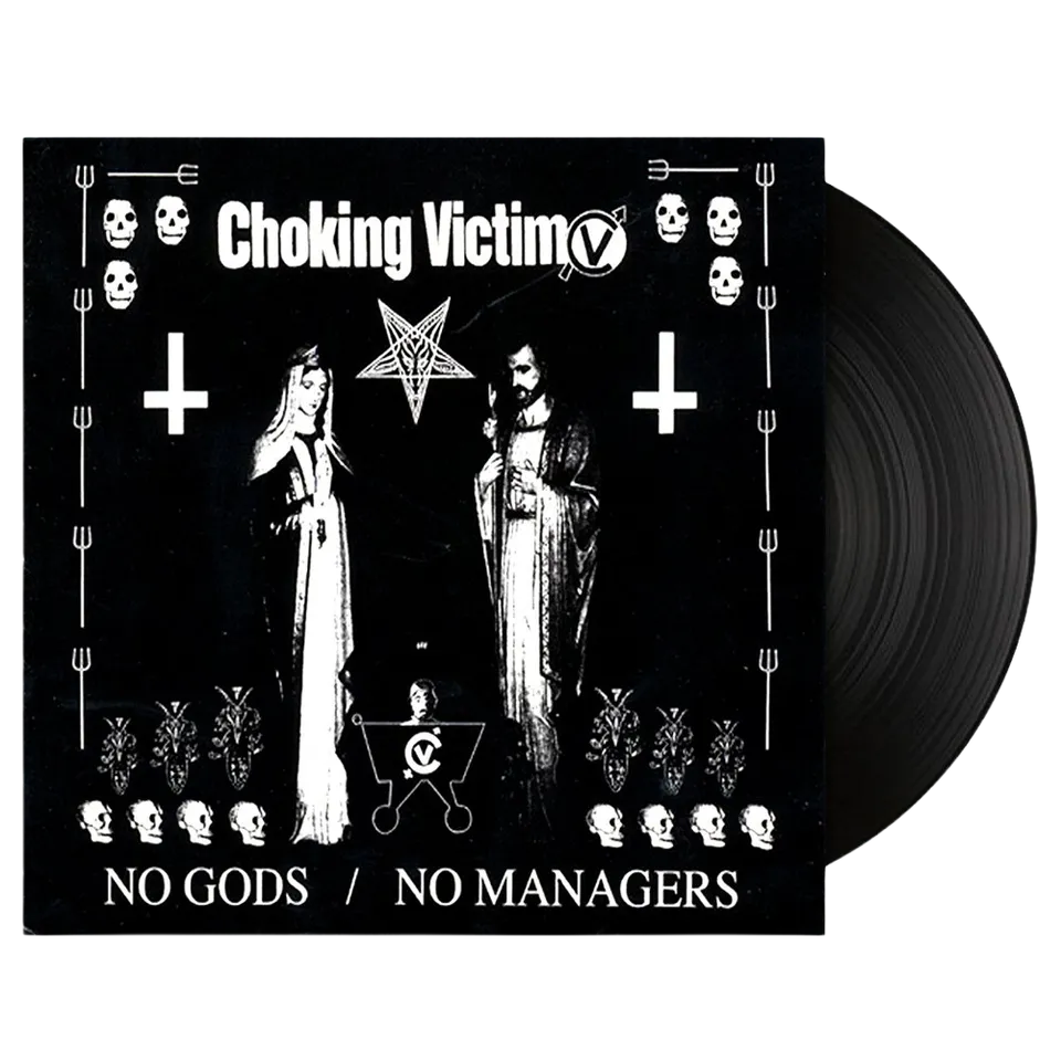 choking-victim-no-gods-no-managers-vinyl-schwarz image 1