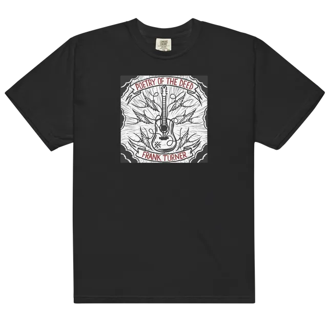 frank-turner-poetry-of-the-deed-t-shirt-schwarz-baumwolle image 1