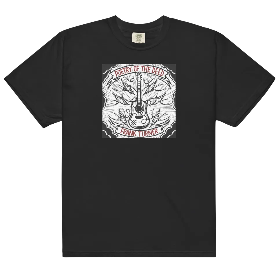 frank-turner-poetry-of-the-deed-t-shirt-schwarz-baumwolle image 1