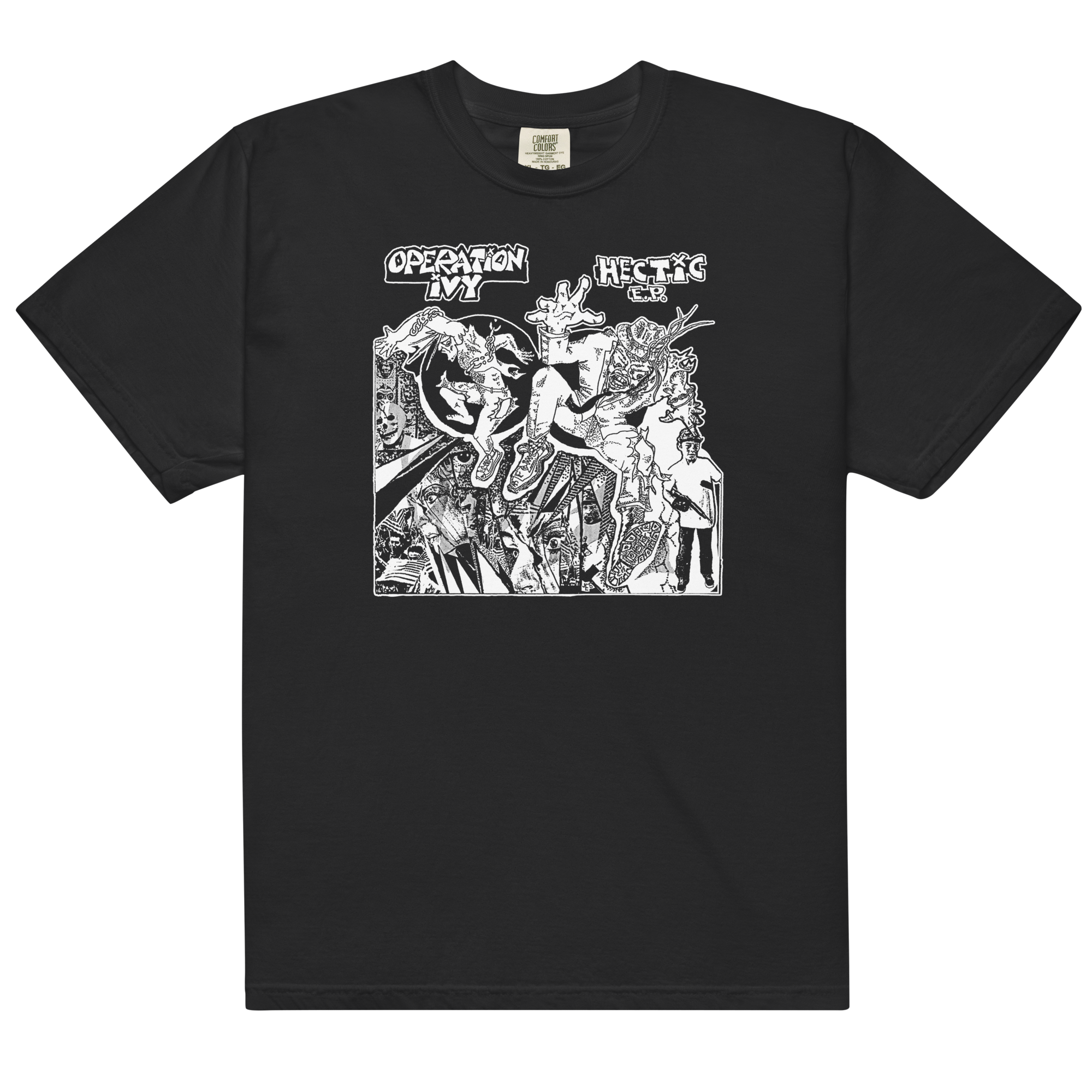 epitaph-records-hectic-t-shirt-schwarz-baumwolle image 1