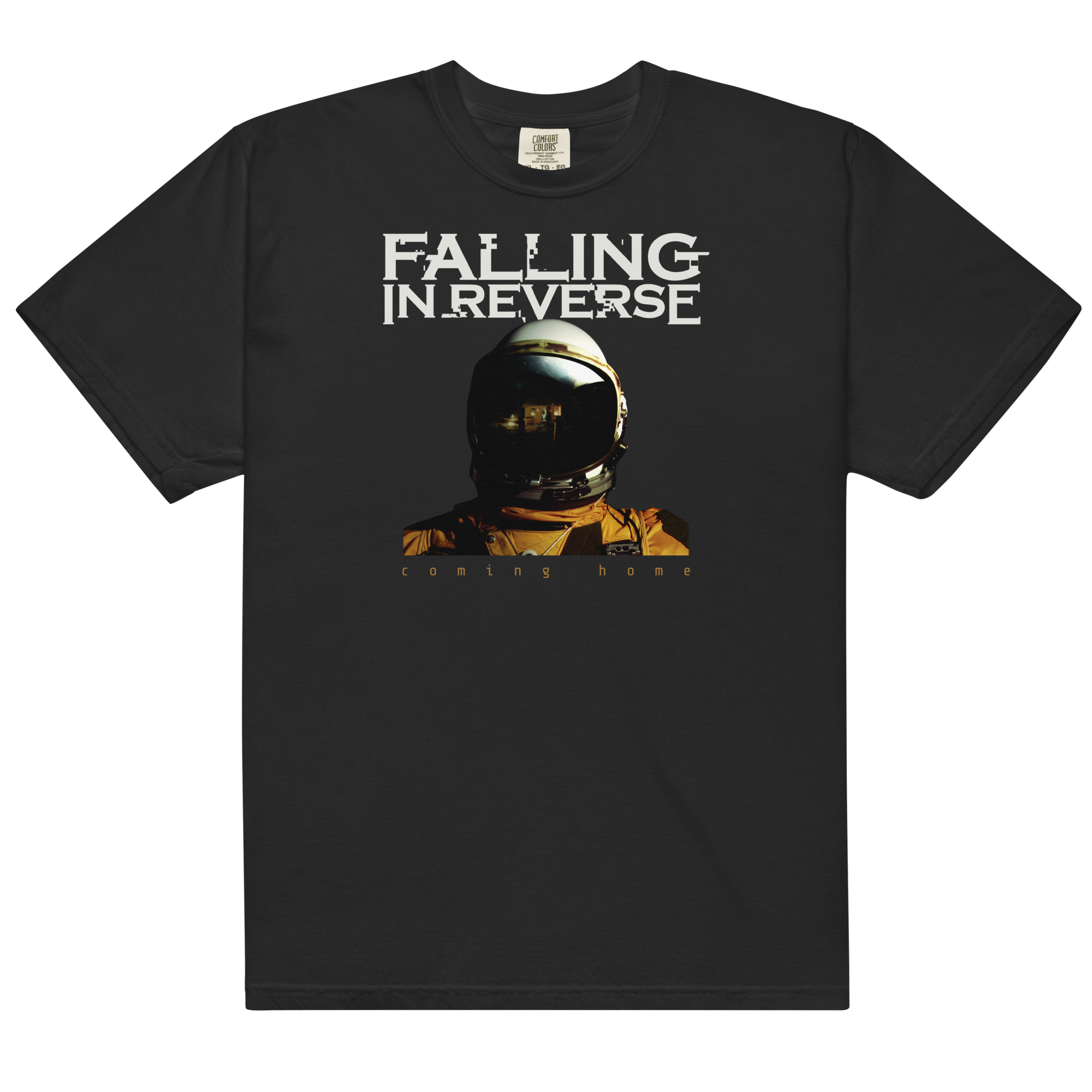 coming-home-t-shirt-schwarz-album-cover image 1