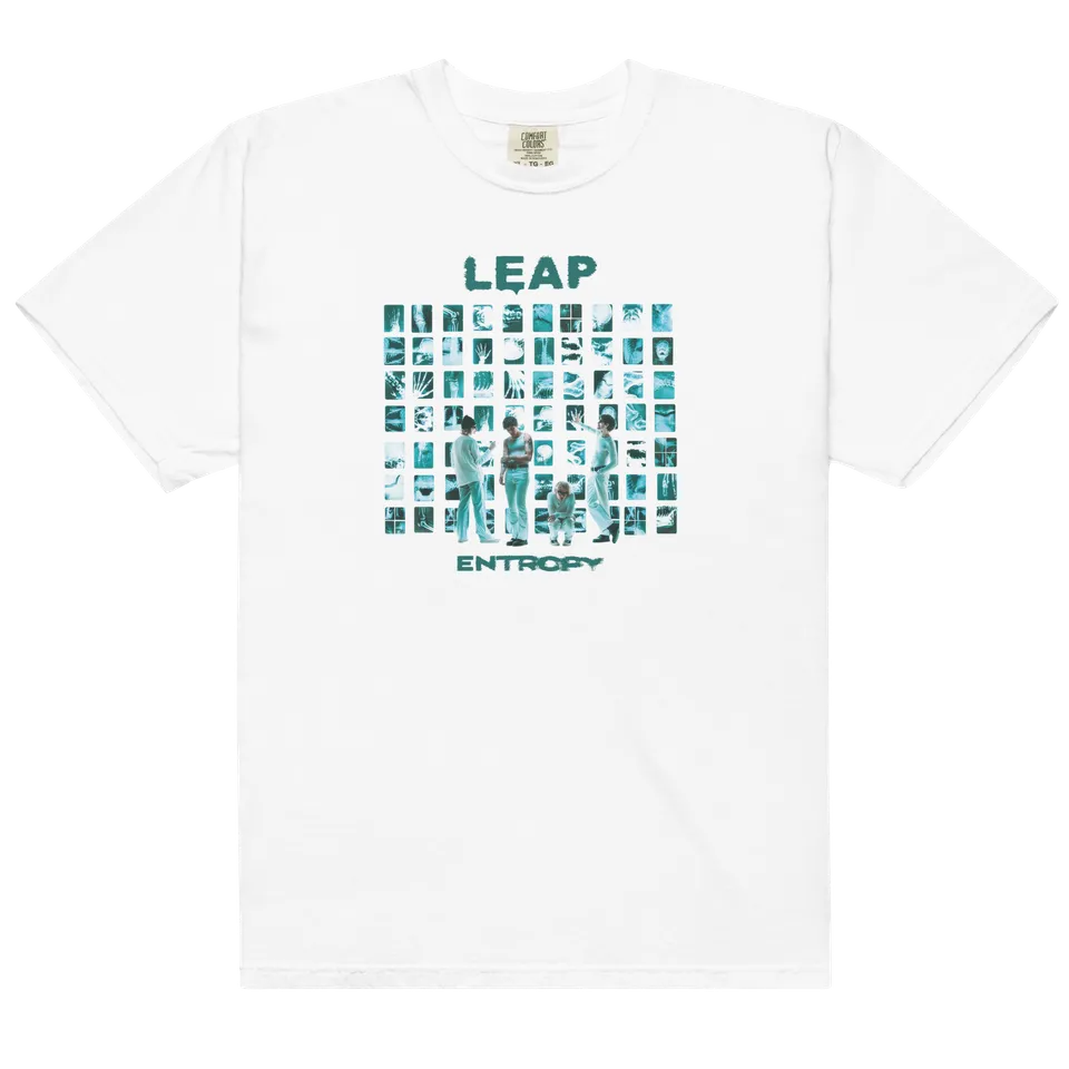 entropy-t-shirt-white-baumwolle-album-cover-wei image 1