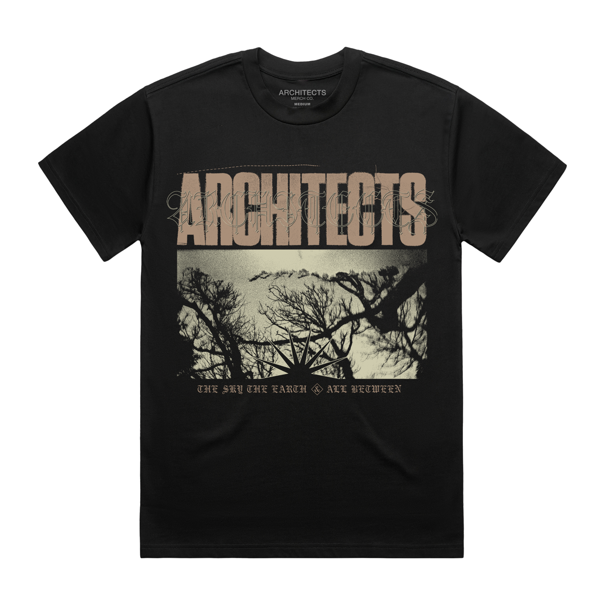 architects-the-earth-the-trees-black-t-shirt-baumwolle image 1