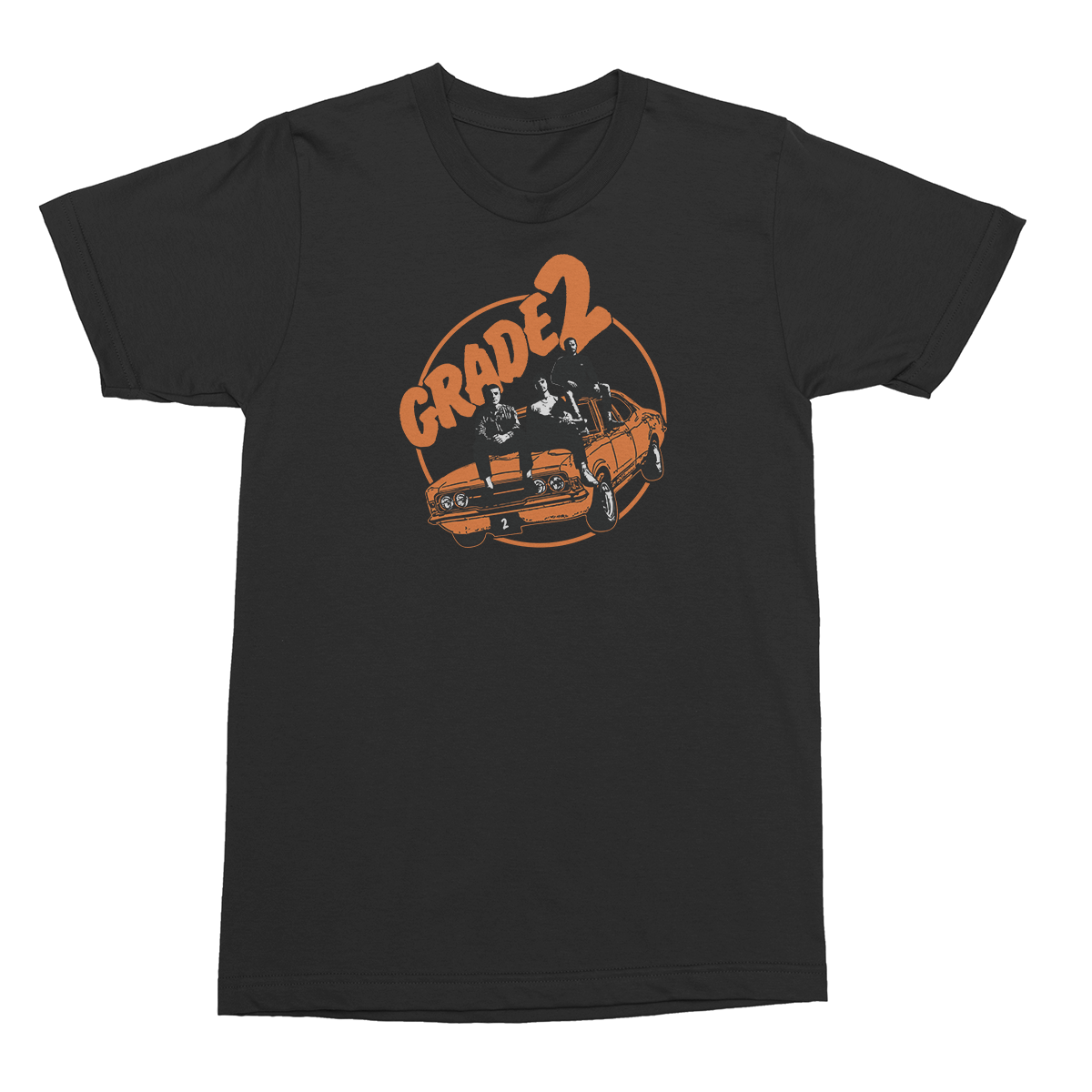 grade-2-car-t-shirt-schwarz-bandshirt-baumwolle image 1