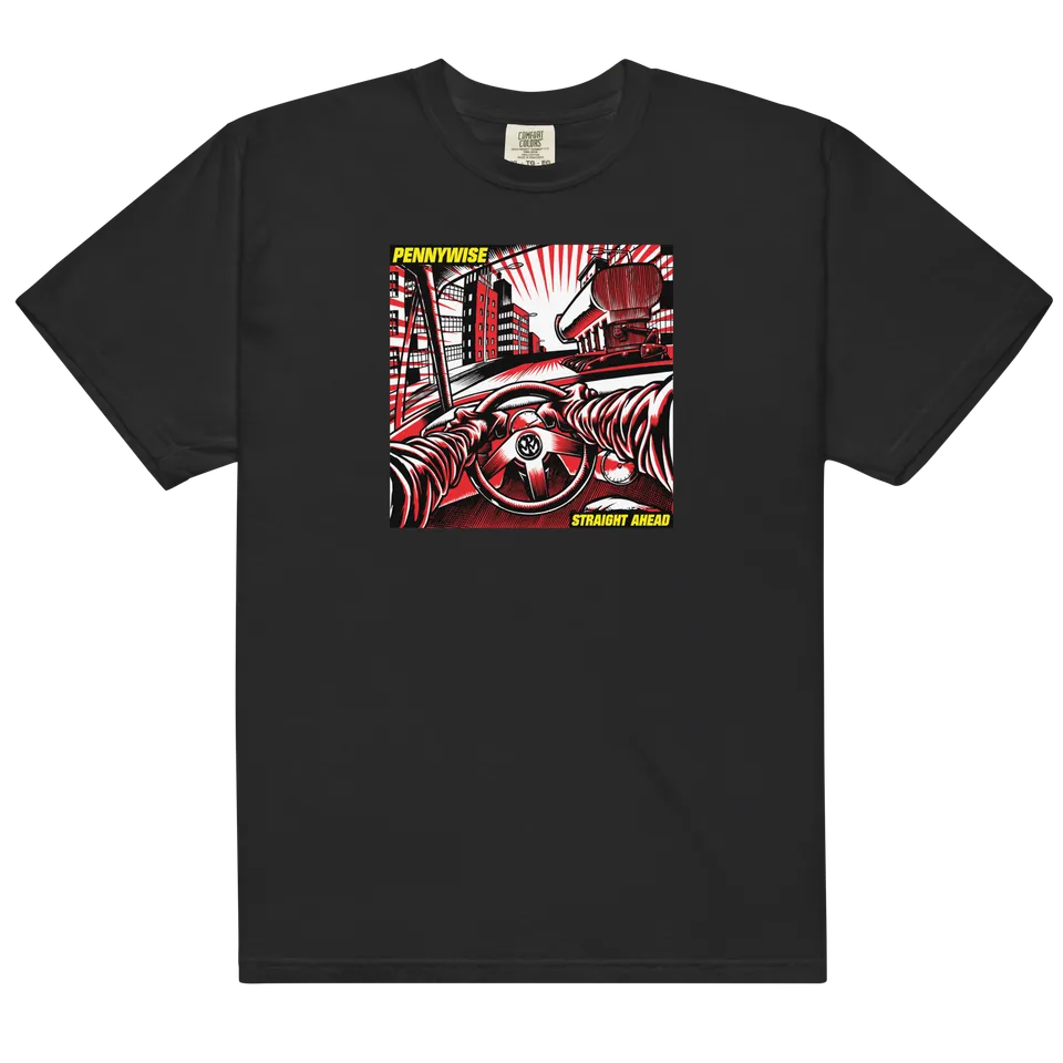straight-ahead-t-shirt-schwarz-baumwolle-relaxed-fit-l image 1