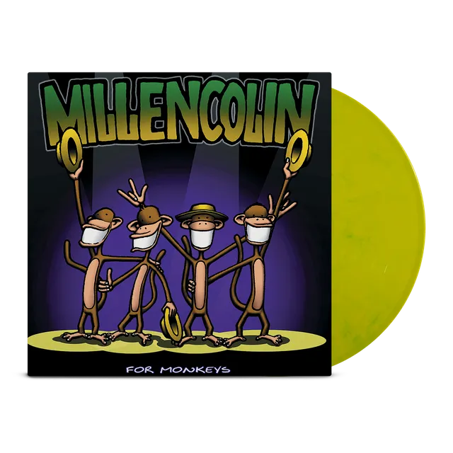 millencolin-for-monkeys-lp-psychedelic-green-vinyl image 1