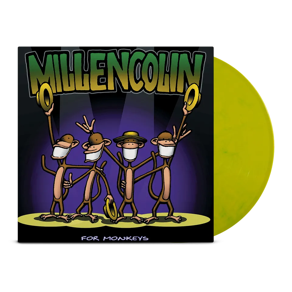 millencolin-for-monkeys-lp-psychedelic-green-vinyl image 1