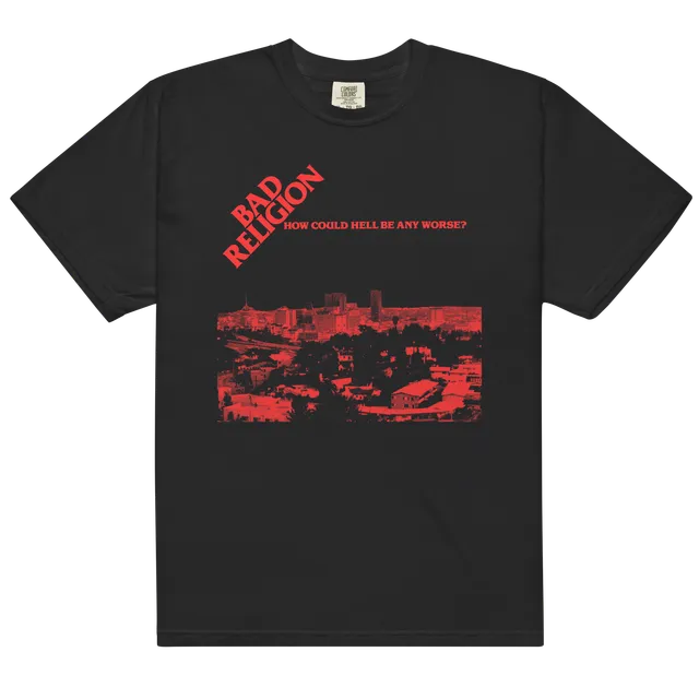 bad-religion-how-could-hell-be-any-worse-t-shirt-schwarz-baumwolle image 1