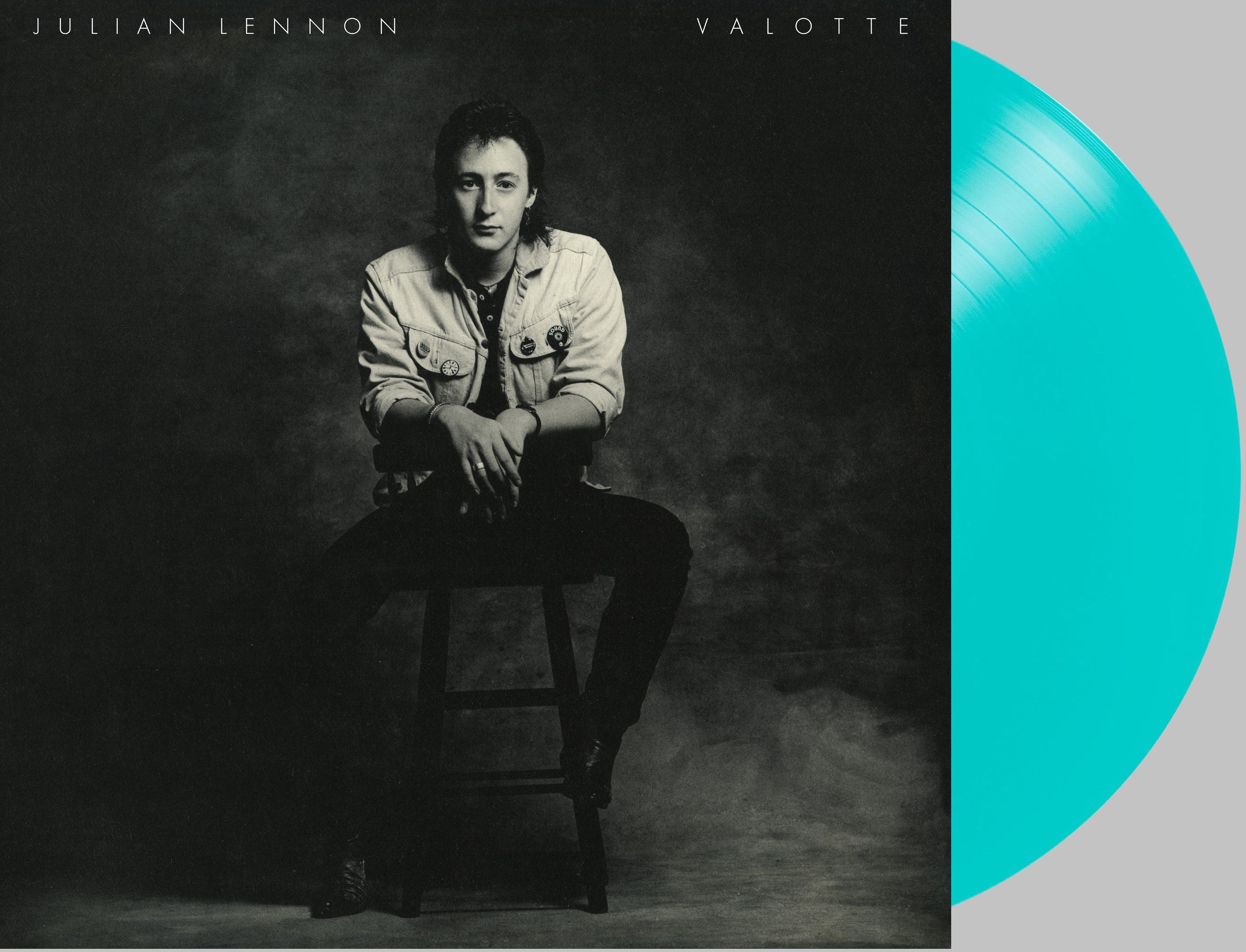 friday-music-pop-julian-lennon-valotte-lp-aqua-blue-vinyl image 1