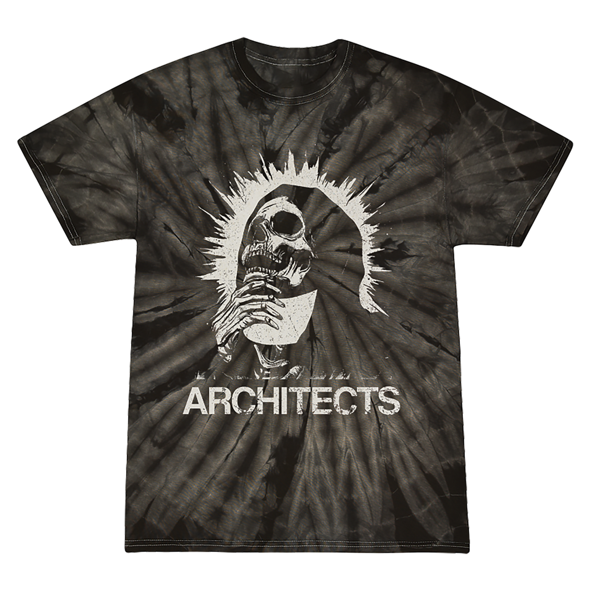 architects-whiplash-tie-dye-black-t-shirt-relaxed image 1