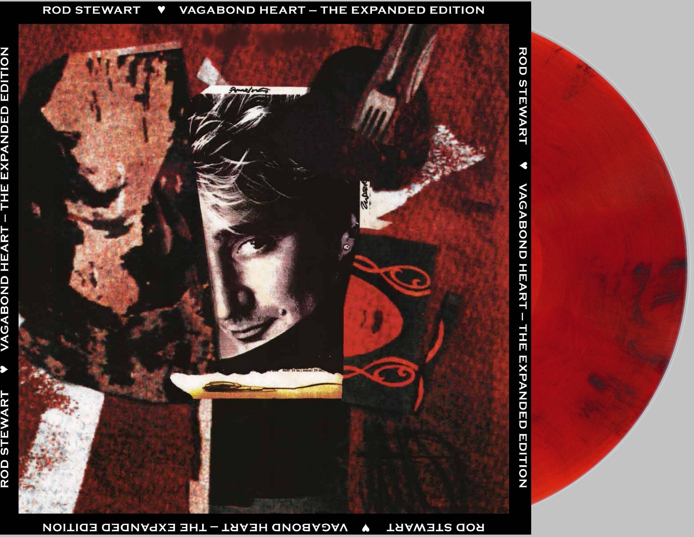friday-music-rod-stewart-vagabond-heart-vinyl-ruby-red-bonus image 1