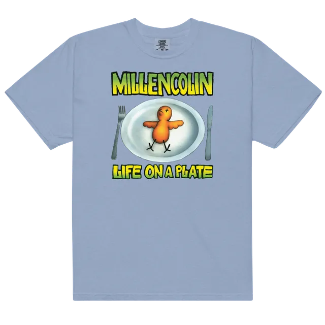 millencolin-life-on-a-plate-t-shirt-blau image 1