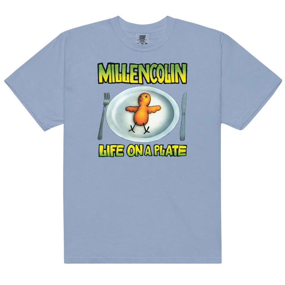 millencolin-life-on-a-plate-t-shirt-blau image 1