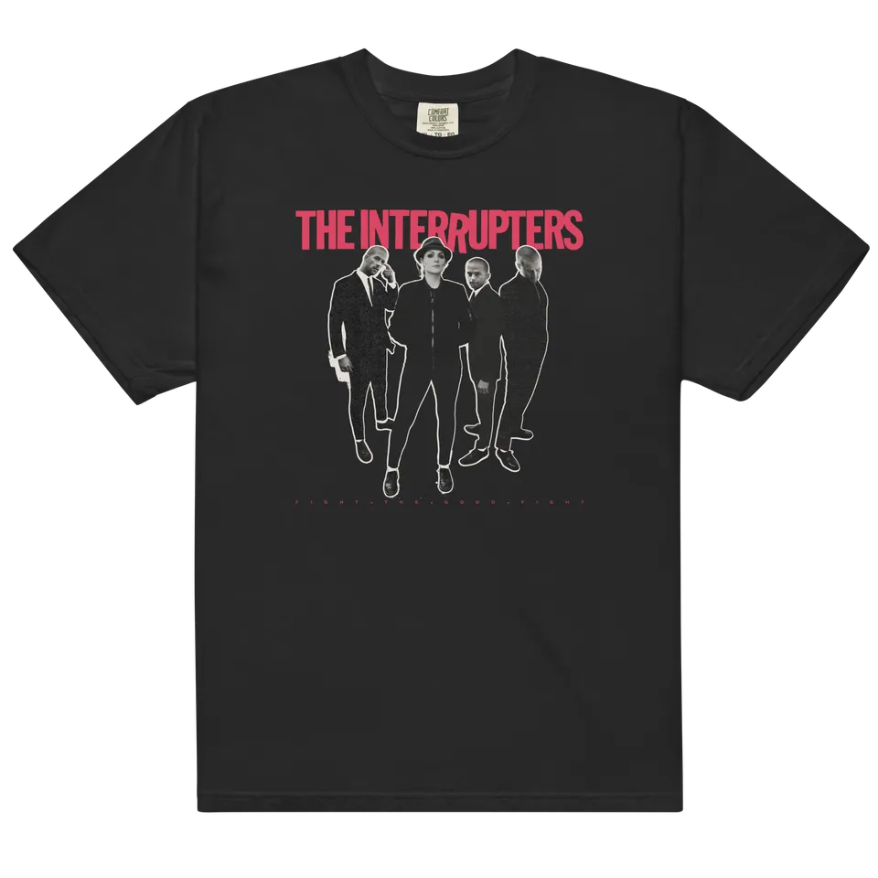 the-interrupters-fight-the-good-fight-t-shirt-schwarz-2 image 1
