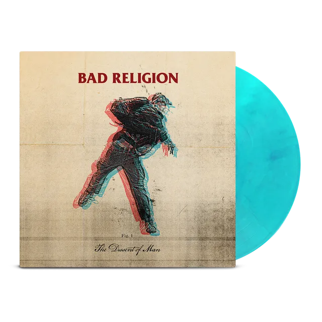 bad-religion-the-dissent-of-man-lp-vinyl-gr-n-blau-limitiert image 1