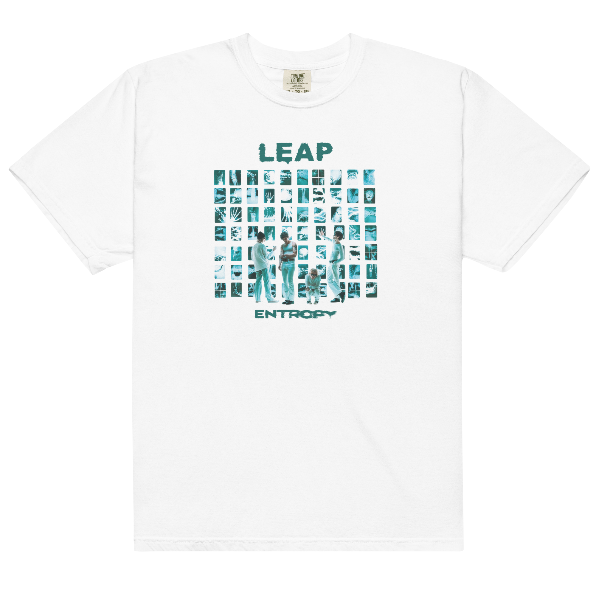 entropy-t-shirt-white-baumwolle-album-cover-wei image 1