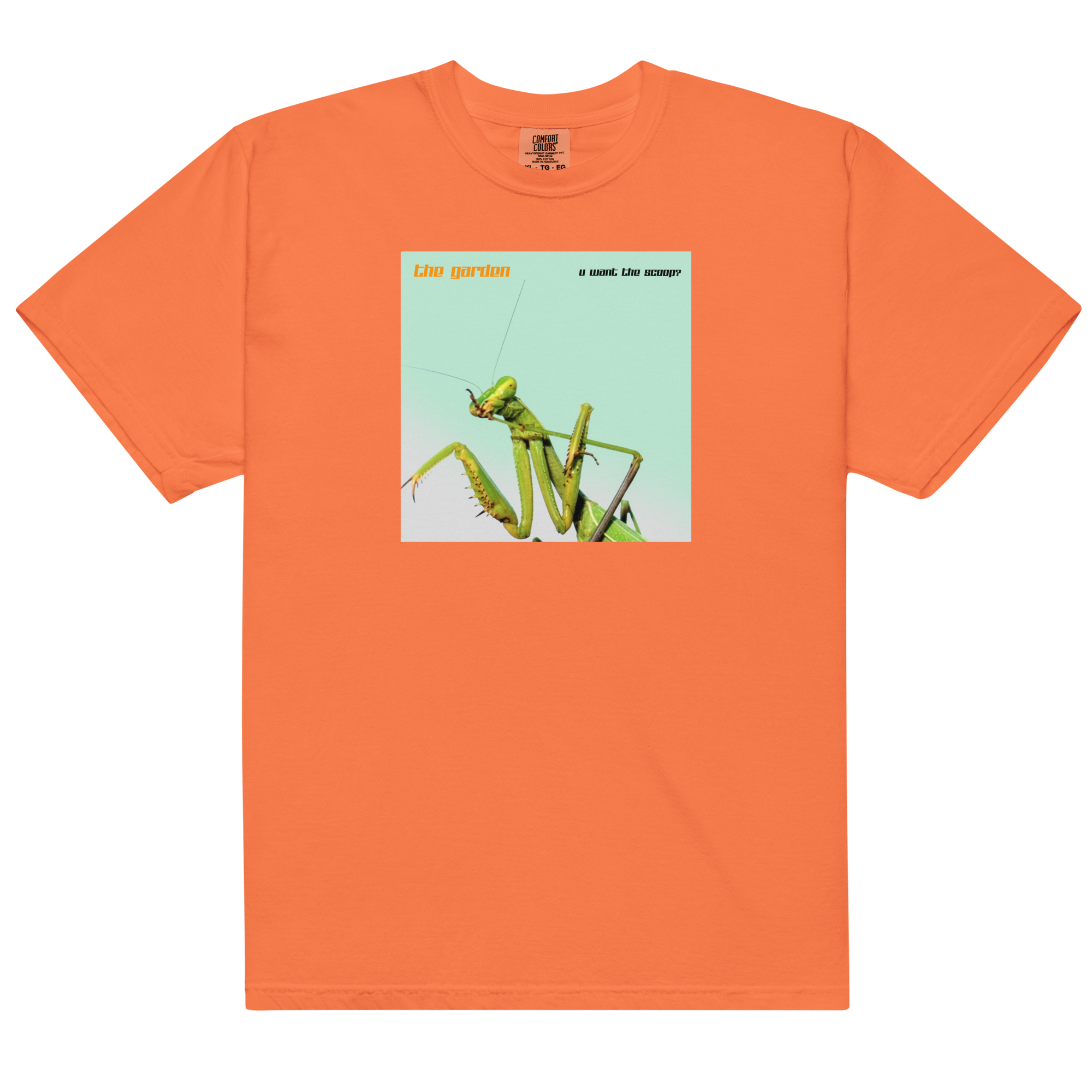 joyce-manor-u-want-the-scoop-t-shirt-orange image 1