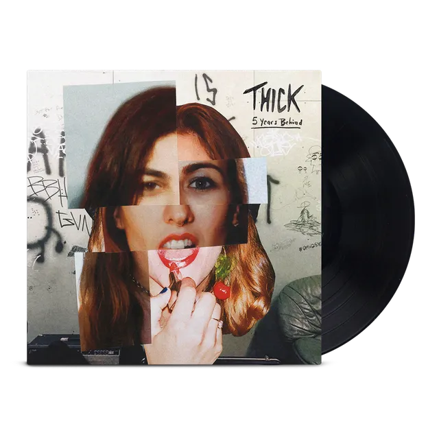 thick-5-years-behind-lp-schallplatte-schwarz-punk image 1
