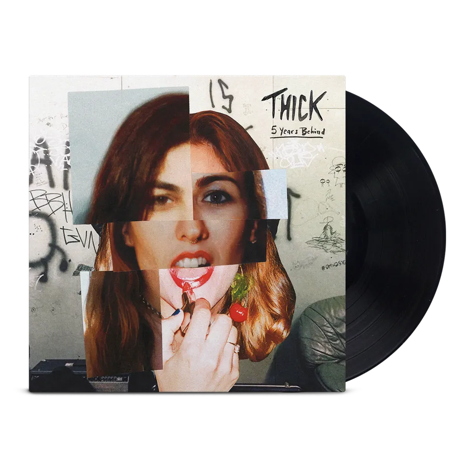 thick-5-years-behind-lp-schallplatte-schwarz-punk image 1