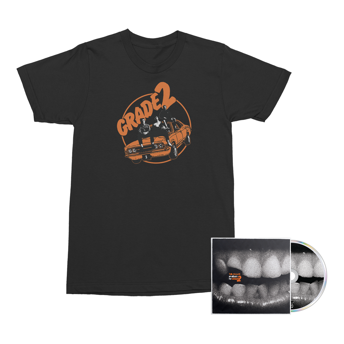 grade-2-talk-about-it-cd-car-t-shirt-schwarz-gr-l image 1