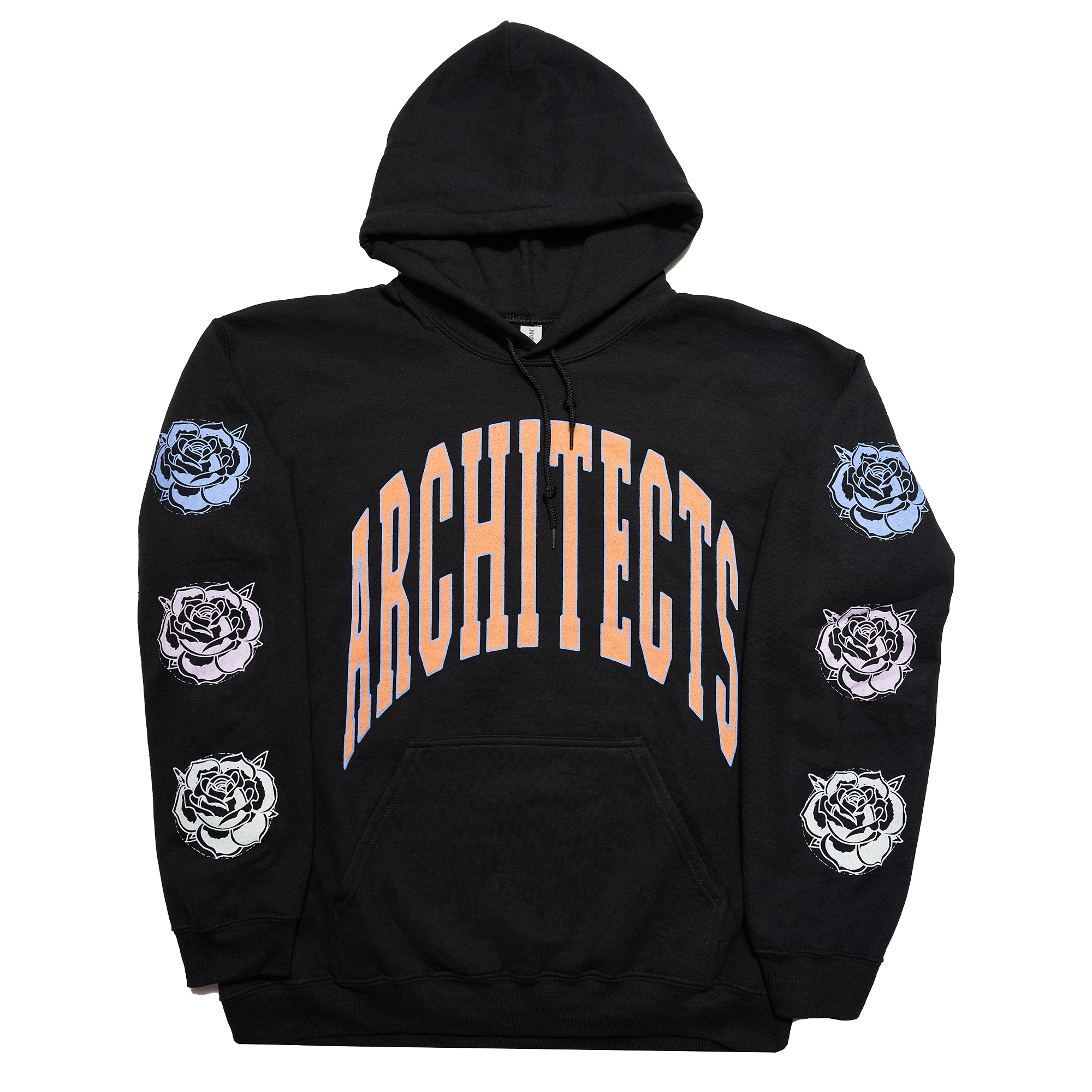 architects-rose-pullover-hoodie-schwarz-mit-tasche image 1