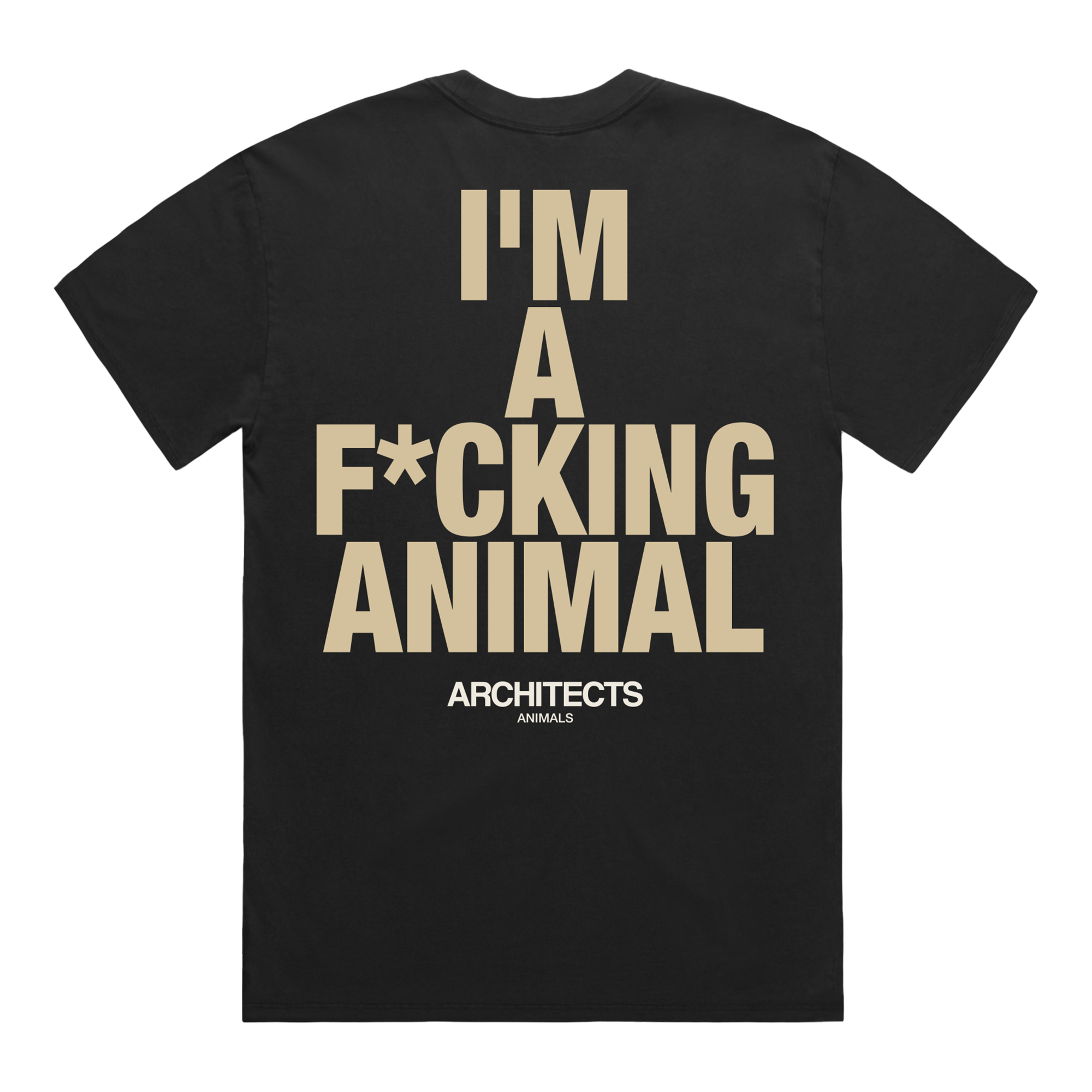 architects-i-m-a-f-cking-animal-t-shirt-schwarz image 2