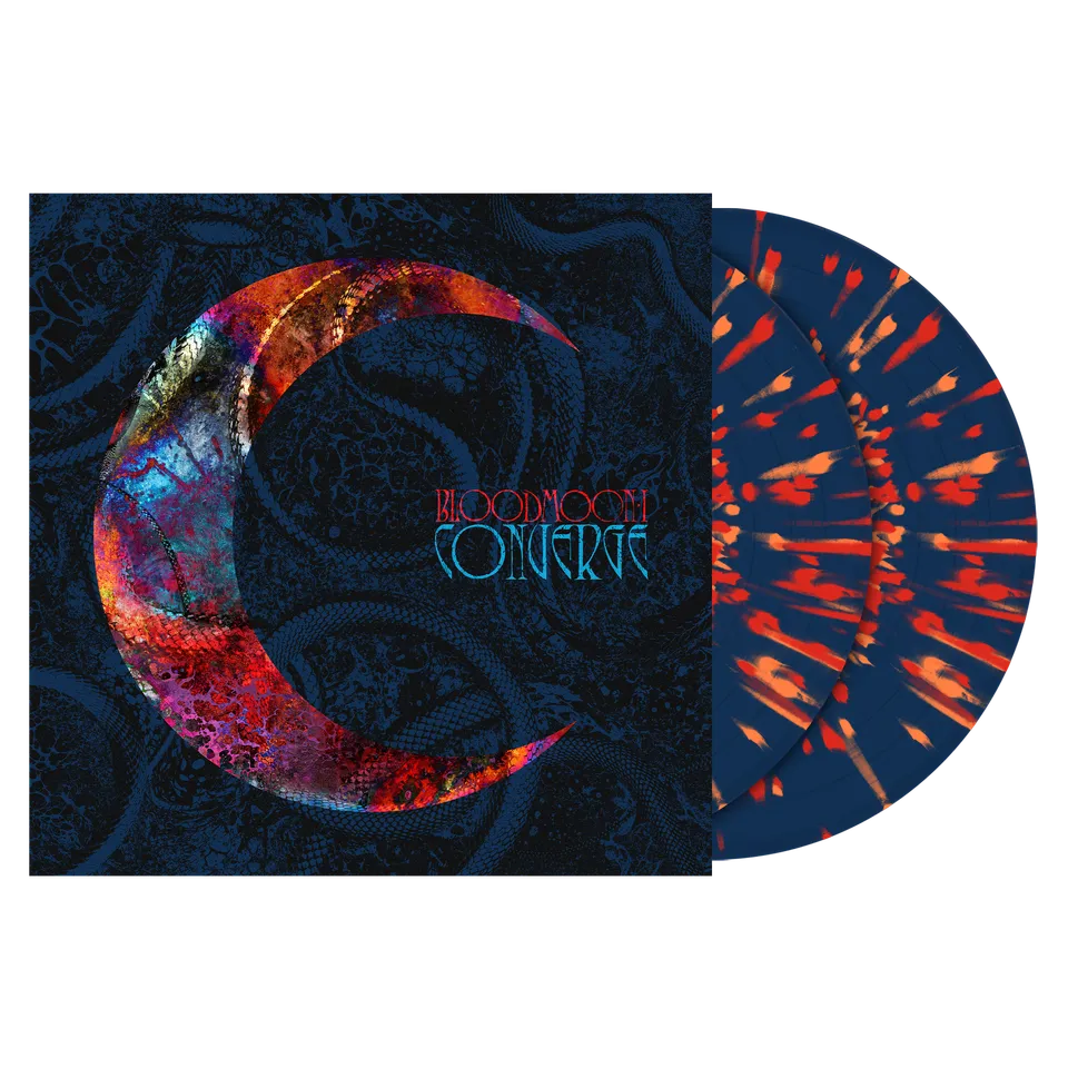 converge-bloodmoon-i-2xlp-vinyl-navy-red-orange-splatter image 1