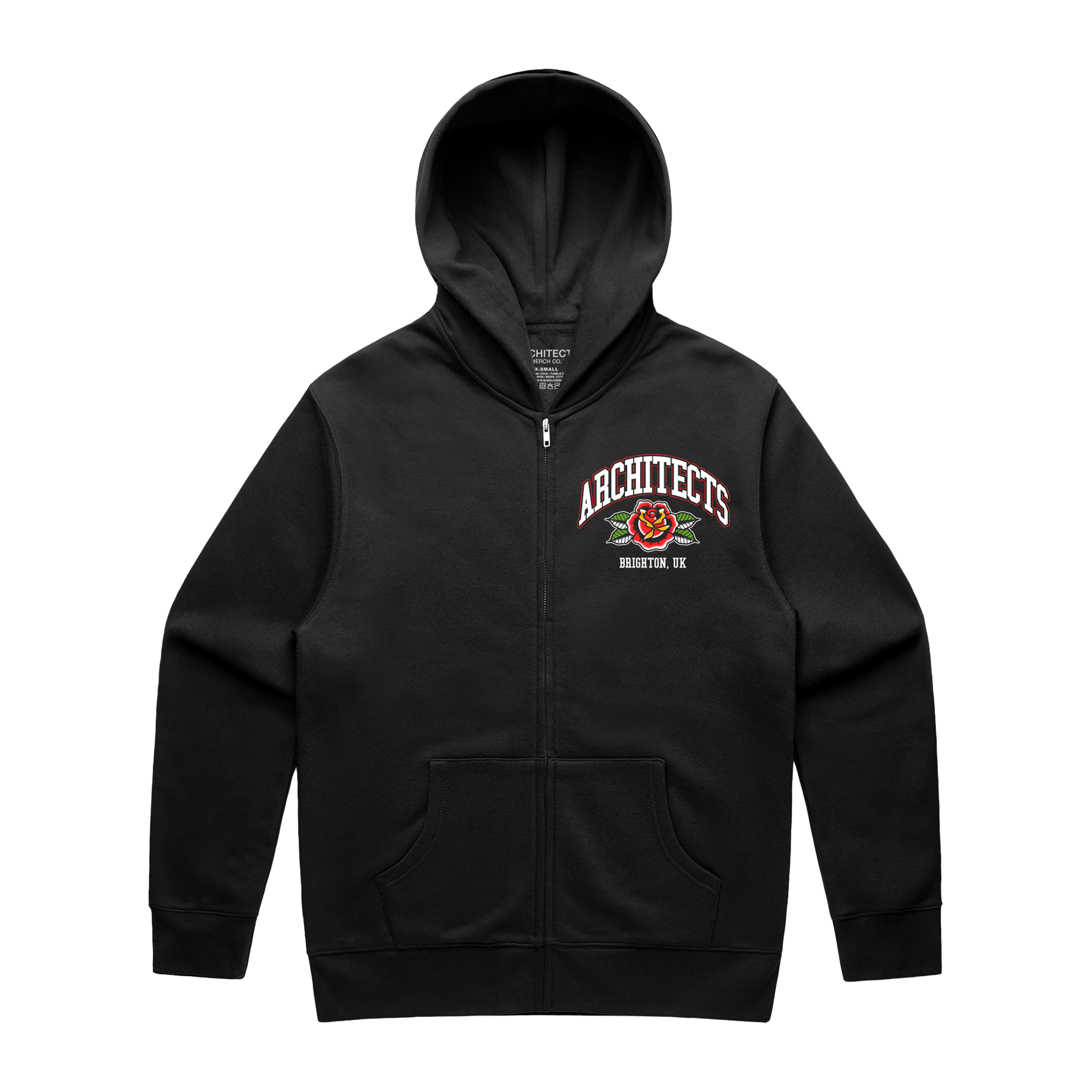 architects-panther-tattoo-oversized-zip-hoodie-schwarz image 2