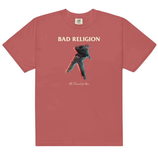 bad-religion-the-dissent-of-man-t-shirt-crimson-red-baumwolle image 1