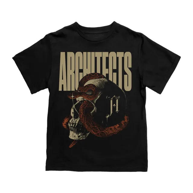 architects-snake-skull-t-shirt-schwarz-baumwolle image 1