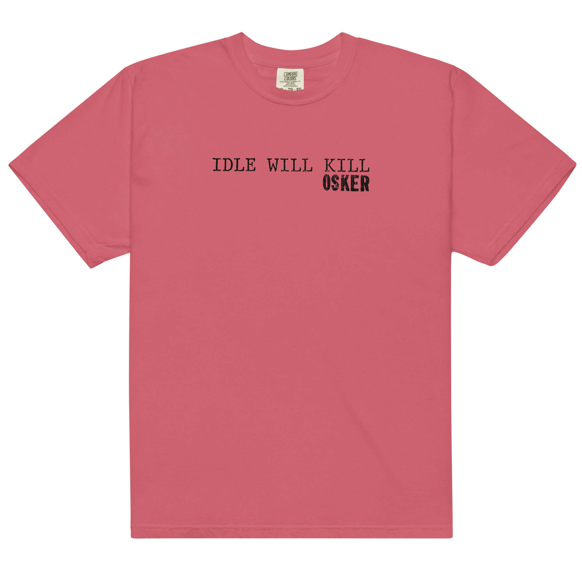osker-idle-will-kill-t-shirt-watermelon-baumwolle image 1