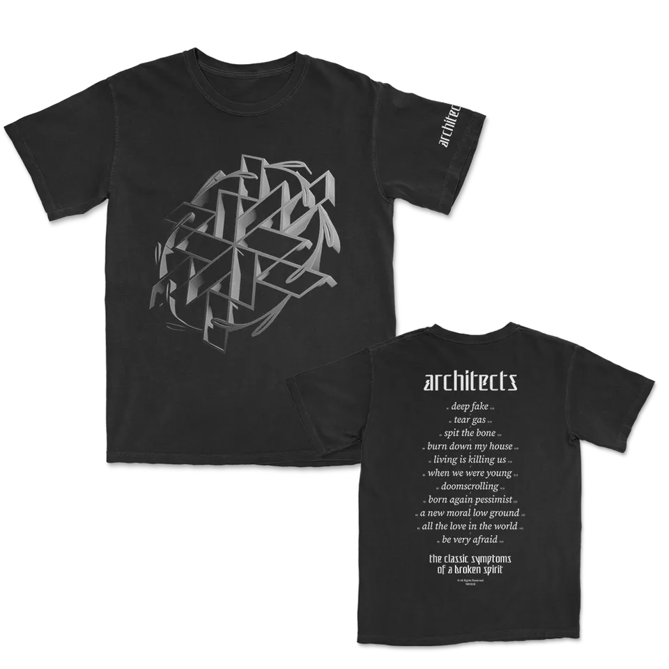architects-classic-symptoms-t-shirt-schwarz-baumwolle image 1