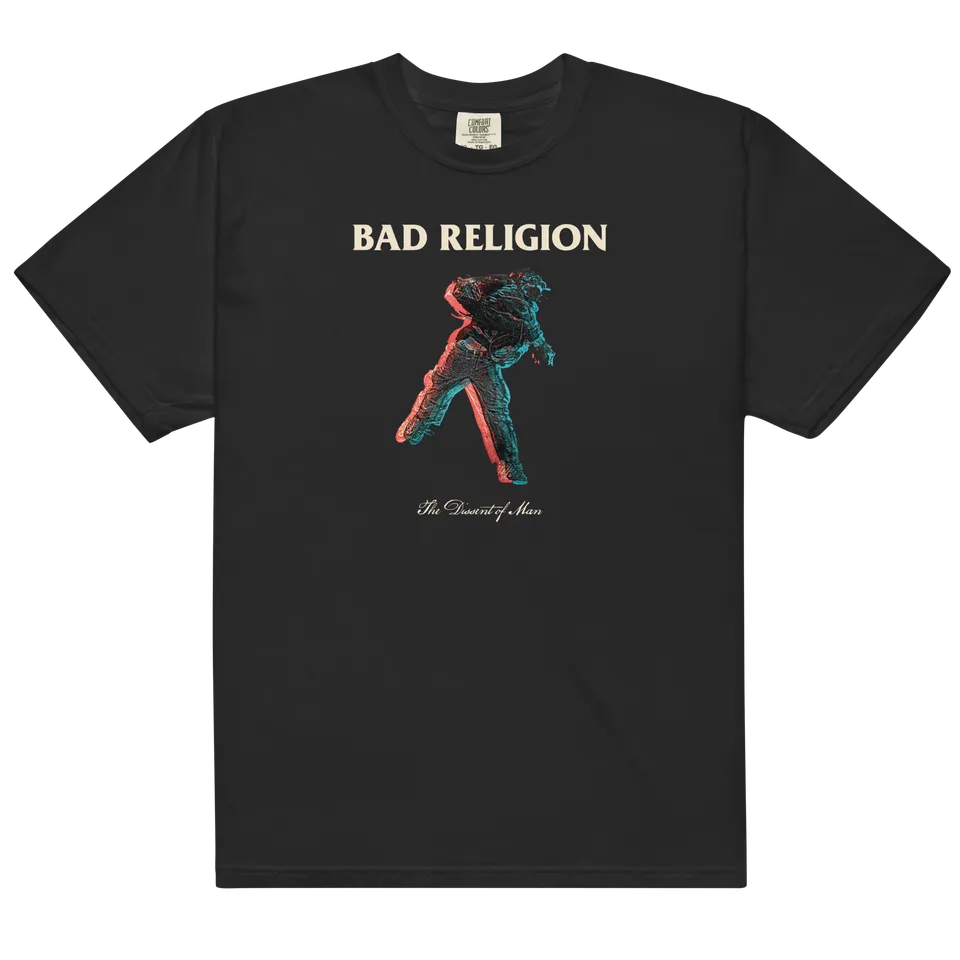 bad-religion-the-dissent-of-man-t-shirt-schwarz-baumwolle image 1