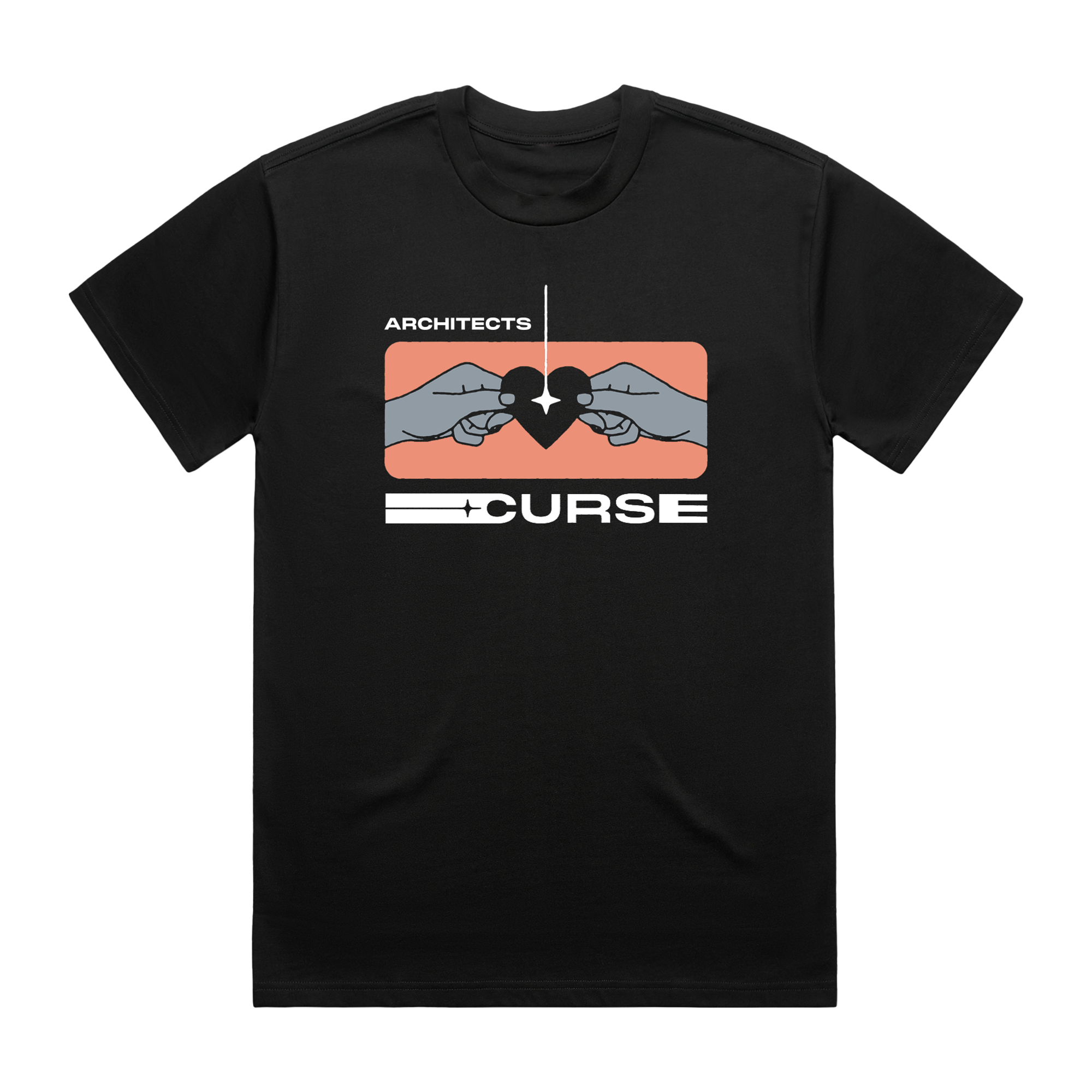 architects-curse-heart-t-shirt-schwarz-unisex-baumwolle image 1