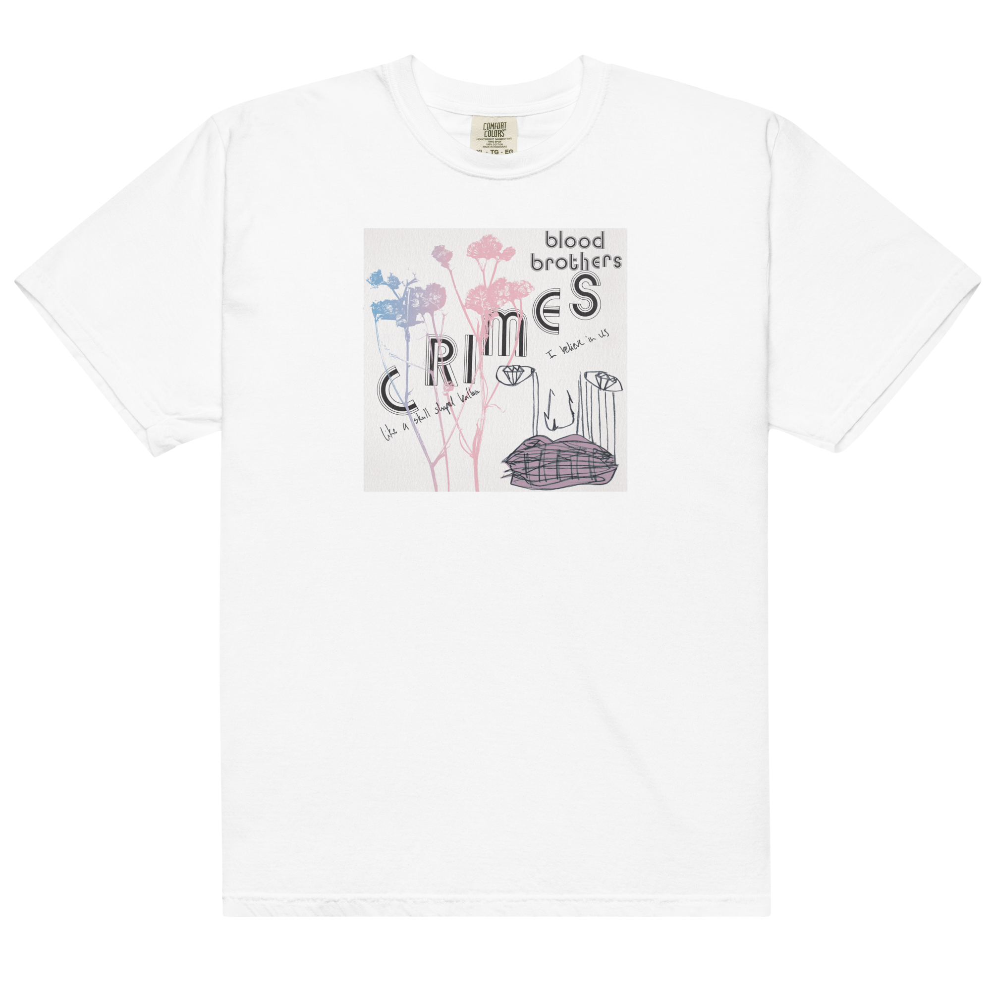 crimes-t-shirt-wei-baumwolle-album-motiv image 1