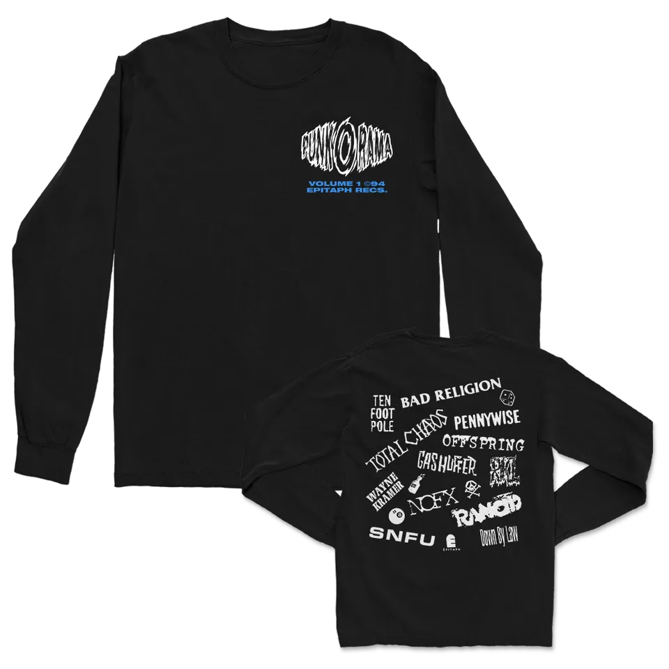 epitaph-punk-o-rama-vol-1-logos-longsleeve-schwarz-baumwolle image 1